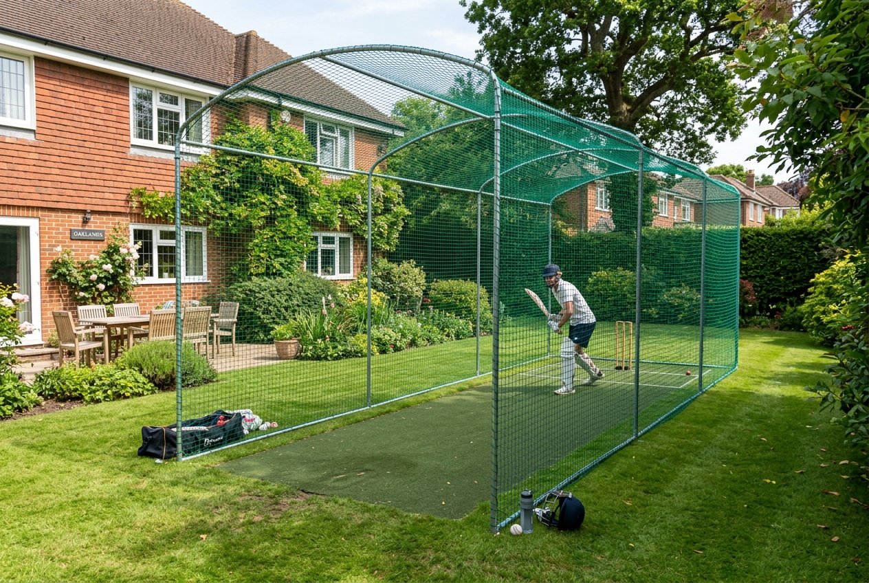 Residential home garden sports practice net